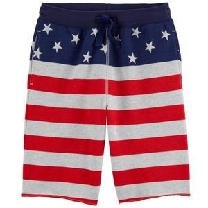 OshKosh Boys Stars and Stripes USA Flag Shorts
